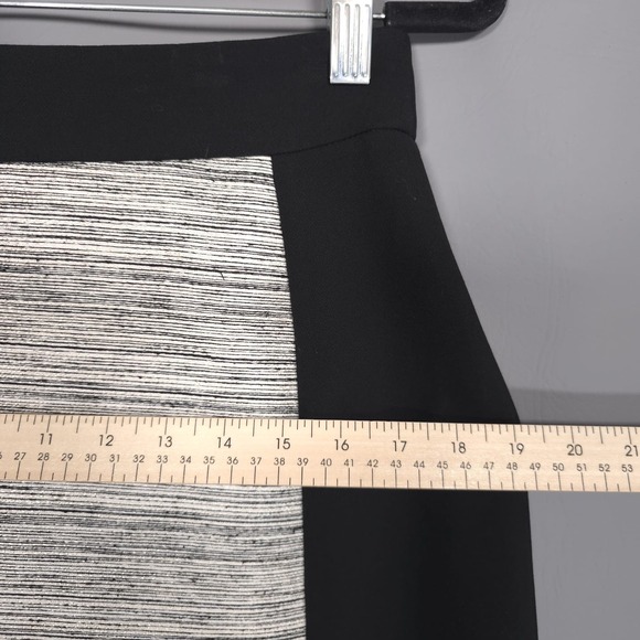 HUGO BOSS Skirt Color Block A-Line Lined Women's US 8 Queen Letizia CROATIA MADE - Picture 7 of 16